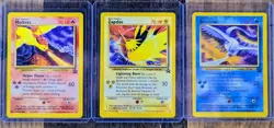Moltres 21 Articuno 22 Zapdos 23 Wizards Black Star Promo Pokemon Cards - Image 1