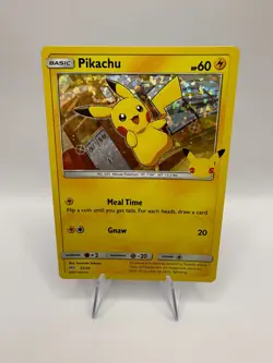 Pikachu 25/25 VLP Confetti Holo Cute McDonalds Bakery 25th Pokemon Anniversary! - Image 1