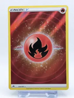 Pokemon TCG Crown Zenith - Fire Energy 153/159 - Ultra Rare Card - Image 1
