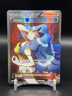 Pokemon XY Alternate Art Promos #XY177a Karen Full Art Trainer English NM - Image 1