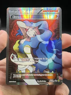 Pokemon XY Alternate Art Promos #XY177a Karen Full Art Trainer English NM - Image 3