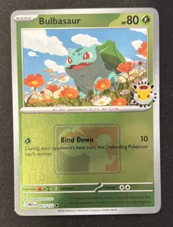 Bulbasaur 001/132 MEG 2026 Pokemon Day League Promo PLAY Stamp Pokemon Card - Image 1