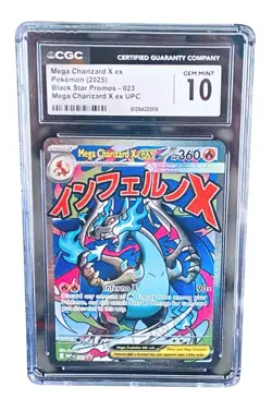 Pokemon Mega Charizard X Ex #23 Promo/ CGC Gem Mint 10 🔥🔥 - Image 2