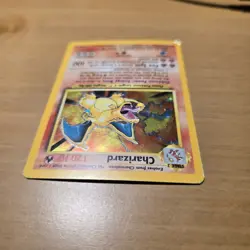 Pokemon Charizard 120 HP Base Set Holo Rare 4/102 Wizards of the Coast - Image 3