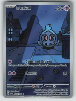 Pokemon Duskull - Illustration Rare Holo SV: Shrouded Fable 068/064 NM - Image 1