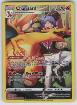 Pokemon Charizard Ultra Rare SWSH11: Lost Origin Trainer Gallery TG03/TG30 NM - Image 1
