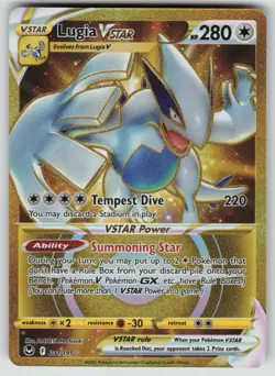 Pokemon Lugia VSTAR (Secret) (211) Secret Rare Holo SWSH12: Silver Tempest 211/1 - Image 1
