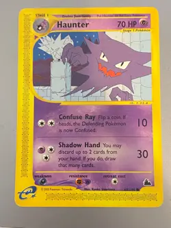 2003 Pokemon Haunter Card 63/144 WOTC Skyridge, Regular Common NEVER PLAYED - Image 1