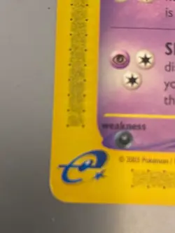 2003 Pokemon Haunter Card 63/144 WOTC Skyridge, Regular Common NEVER PLAYED - Image 5