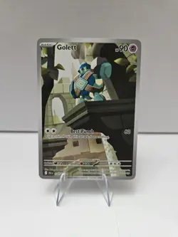 Pokemon: Golett - 122/086 - SV: Black Bolt (BLK) Holo Illustration Rare - Image 1