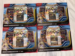 Lot of 4 - Pokemon TCG Mega Kangaskhan ex Collection Boxes - Factory Sealed - Image 1