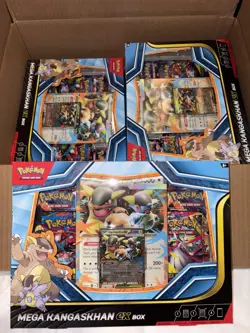 Lot of 4 - Pokemon TCG Mega Kangaskhan ex Collection Boxes - Factory Sealed - Image 3