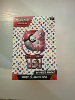 Factory Sealed Pokemon Scarlet & Violet 151 Booster Bundle Box 6 Booster Packs - Image 1