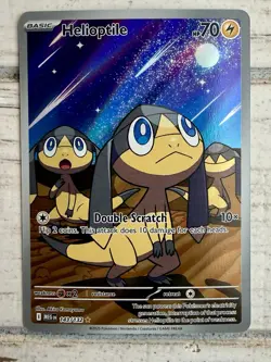 Helioptile 143/132 - Pokemon Mega Evolution - Illustration Rare Holo - NM!! - Image 1