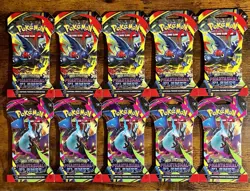 Pokemon TCG Phantasmal Flames Sleeved Booster Pack Factory Sealed-Lot Of 10 - Image 2