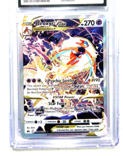 2023 POKEMON GEM MINT GRADE 10 # GG46/GG70 DEOXYS VSTAR AWESOME !!! - Image 2