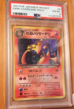 1997 Pokemon Japanese Rocket Dark Charizard Holo #6 PSA 8 NM-MT | Vintage TCG - Image 3