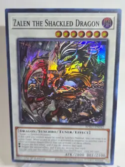 Zalen The Shackled Dragon BPRO-EN042 Super Rare Holo 1st Edition Yu-Gi-Oh! - Image 1