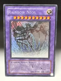 Yugioh! HP Rainbow Neos - PTDN-EN044 - Ghost Rare - Unlimited Edition Heavily Pl - Image 1