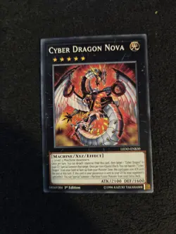 Yugioh TCG Cyber Dragon Nova LEDD-ENB30 1st Edition NM - Image 1