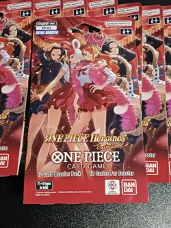 One Piece EB-03 Heroines Sleeved Booster Pack Sealed LOT OF 12 English - Image 2