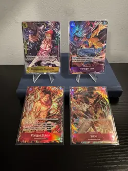 One Piece Illustration Box Vol 5 And 6 Promo Cards Ace Sabo Law Rosinante Tcg - Image 2
