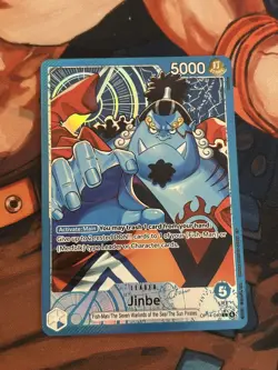 One Piece CCG TCG Jinbe OP14-040 Alt Art Leader English Nm/M - Image 1