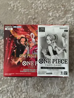 One Piece TCG EB03 Heroines Edition Booster Box ENGLISH + UNSEALED + Dash Pack - Image 1