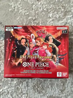 One Piece TCG EB03 Heroines Edition Booster Box ENGLISH + UNSEALED + Dash Pack - Image 2