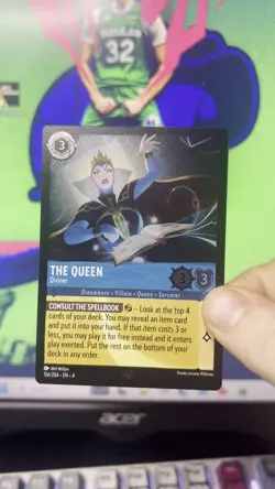 The Queen - Diviner [Foil] 156/204 Legendary Lorcana Ursula's Return NM - Image 2