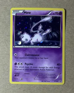 2017 Pokemon Mew Black Star Promo Card XY192 - Image 1