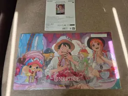 ONE PIECE Card Game Playmat & Promo Card Whole Cake Island Arc (EN) Nami BCF - Image 1