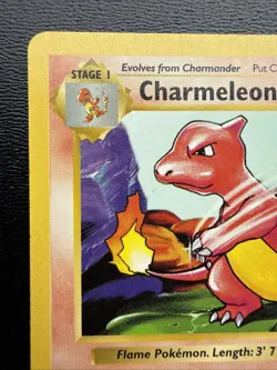 FREE SHIPPING 1999-2000 4th print UK Edition Pokemon Charmeleon 24/102 Base Card - Image 2