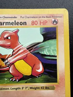 FREE SHIPPING 1999-2000 4th print UK Edition Pokemon Charmeleon 24/102 Base Card - Image 3