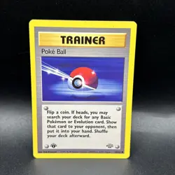 POKE BALL - 64/64 - 1st Edition Jungle - Pokemon Card - Image 1