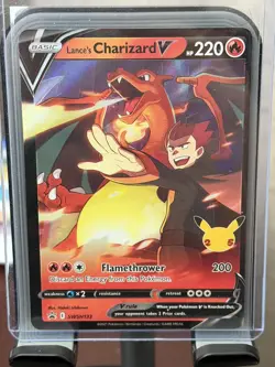 Pokemon Lance's Charizard V SWSH133 SWSH: Sword & Shield Promo Cards Holo NM - Image 1