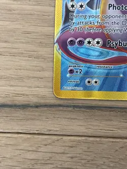 Pokemon Mewtwo-EX TCG Breakthrough Holo Card 163/162 Secret Rare - Image 2