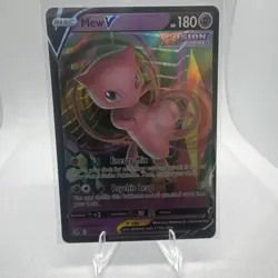 Pokemon Mew V 113/264 Fusion Strike Ultra Rare Holo Card HP 180 - Image 1
