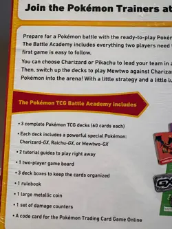 Pokemon Trading Card Game Battle Academy incl card decks Charizard Mewtwo Raichu 820650807893 - Image 3
