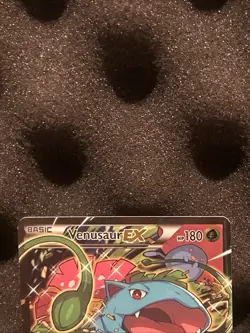 Pokemon Venusaur EX XY123 Black Star Promo Full Art Pokemon Card READ - Image 2