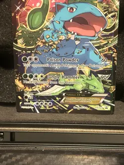 Pokemon Venusaur EX XY123 Black Star Promo Full Art Pokemon Card READ - Image 3