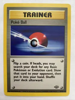 POKE BALL - 64/64 - Jungle - Pokemon Card - NM Common - Image 1