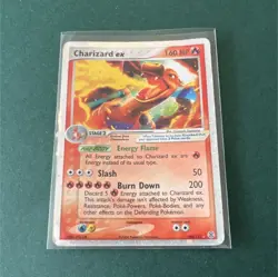 Pokemon Charizard ex 105/112 EX FireRed & LeafGreen Holo Rare 160 HP 2004 Card - Image 1