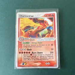 Pokemon Charizard ex 105/112 EX FireRed & LeafGreen Holo Rare 160 HP 2004 Card - Image 2