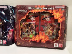 2 NEW One Piece Card Game Illustration Box Vol.5 and Vol.6 SEALED In Box - Image 3