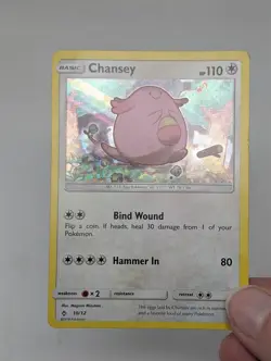 Pokemon Card TCG Chansey 10/12 McDonalds 2018 Promo Holo Rare - Image 3