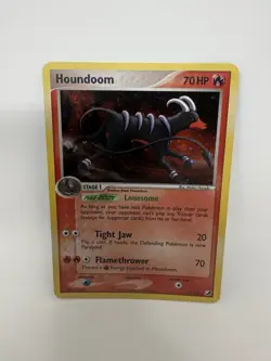 Pokemon Houndoom 7/115 Unseen Forces Holo Rare EX Era 2005 Card - Image 1