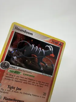 Pokemon Houndoom 7/115 Unseen Forces Holo Rare EX Era 2005 Card - Image 4