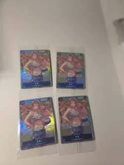 Nami P-112 Asia Exclusive Sealed Promo ONE PIECE CARD GAME (Set of 4 pcs) - Image 1