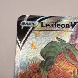 Pokemon Leafeon V Alternate Full Art 167/203 SWSH07 Holo Card - Image 4